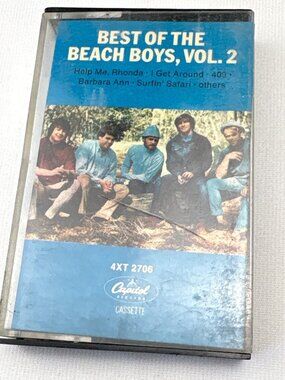 Best Of The Beach Boys Vol. 2 Cassette Capitol Records 4XT 2706 Retro Classic